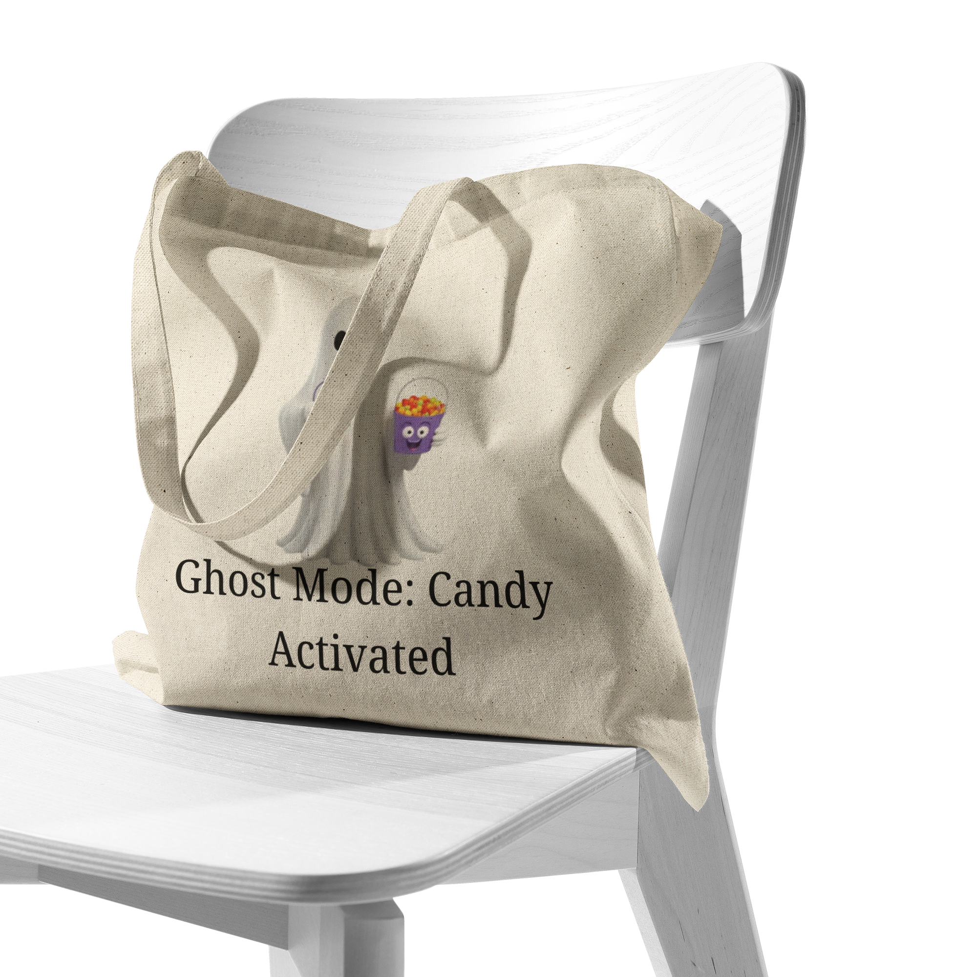 Ghost_Mode_Halloween_Tote_CottonTote_S_Chair_AS_Mockup.png