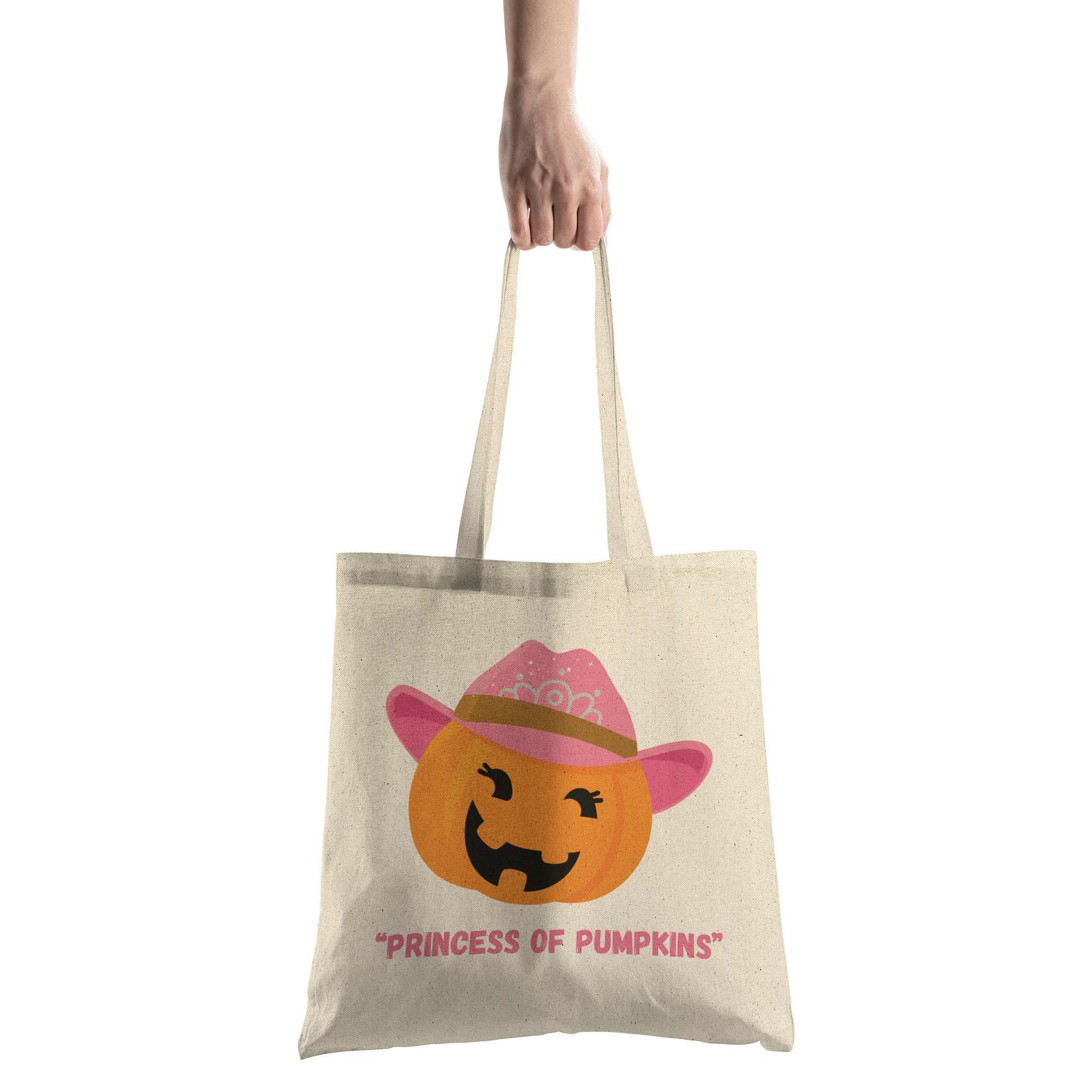 Halloween_Tote_Bag__Princess_of_Pumpk_CottonTote_S_HandTransparent_Mockup.png