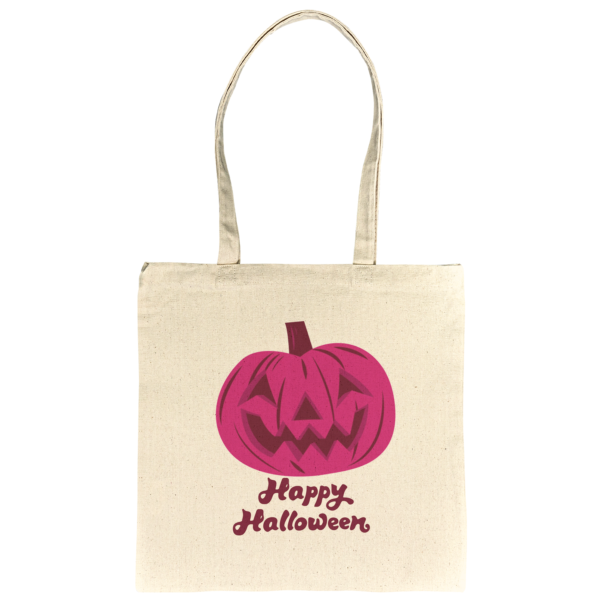 Happy_Halloween_Pink_Pumpkin_Tote_Bag_CottonTote_S_Flat_Mockup.png