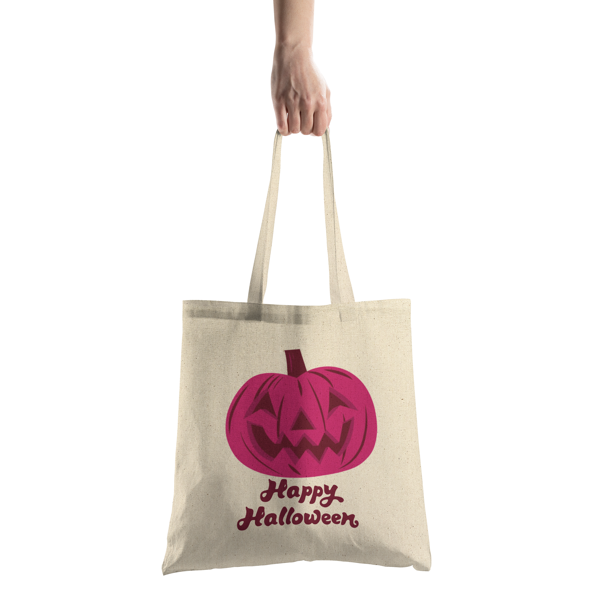 Happy_Halloween_Pink_Pumpkin_Tote_Bag_CottonTote_S_HandTransparent_Mockup.png