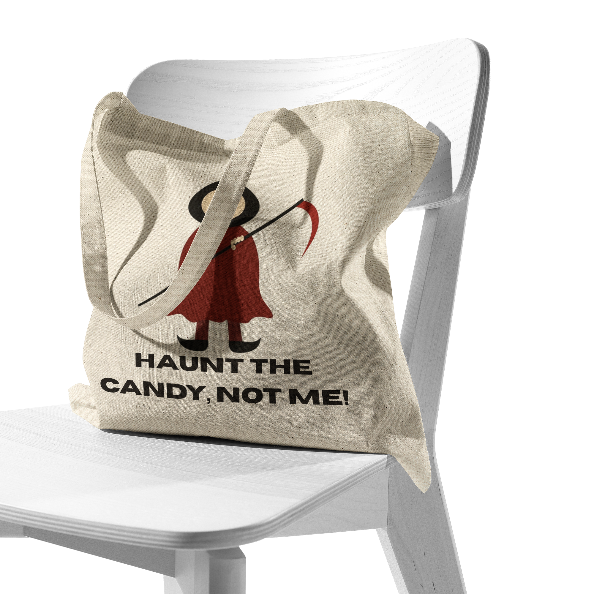 Haunt_the_Candy_Halloween_Tote_Bag_CottonTote_S_Chair_AS_Mockup.png